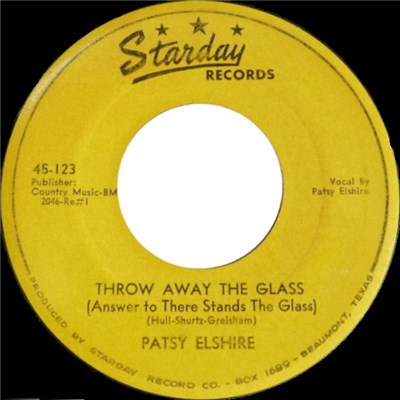 Patsy Elshire / Mary Jo Chelette - Throw Away The Glass (Answer To There Stands The Glass) / You Can Be The One (Answer To Let Me Be The One) download mp3 flac