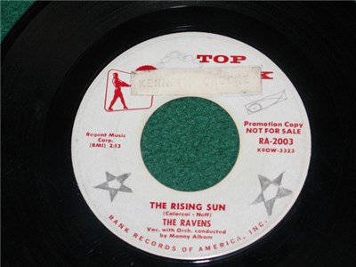 The Ravens with Manny Albam And His Orchestra - Into The Shadows / The Rising Sun download mp3 flac