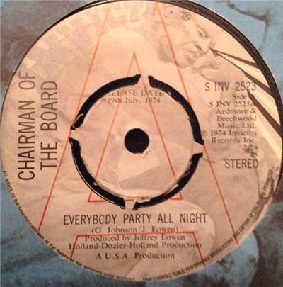 Chairman Of The Board - Everybody Party All Night / Morning Glory (Instrumental) download mp3 flac