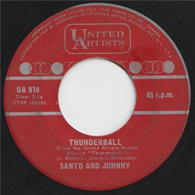 Santo And Johnny - Thunderball / Mister Kiss Kiss Bang Bang download mp3 flac