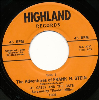 Al Casey And The Bats - The Adventures Of Frank N. Stein / The Adventures Of Frank N. Stein (Russian Version) download mp3 flac