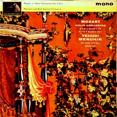 Mozart - Yehudi Menuhin, Bath Festival Orchester - Mozart Violin Concertos No. 4 in D Major. K.218 No. 6 in D Major, K271a download mp3 flac