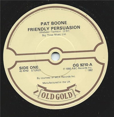 Pat Boone - Friendly Persuasion download mp3 flac