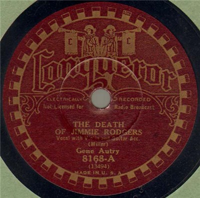 Gene Autry - The Death Of Jimmie Rodgers / The Life Of Jimmie Rodgers download mp3 flac