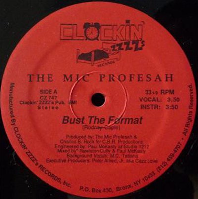 The Mic Profesah - Bust The Format / Cry Freedom download mp3 flac