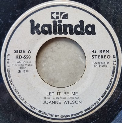 Joanne Wilson - Let It Be Me / I'm In Love Again download mp3 flac
