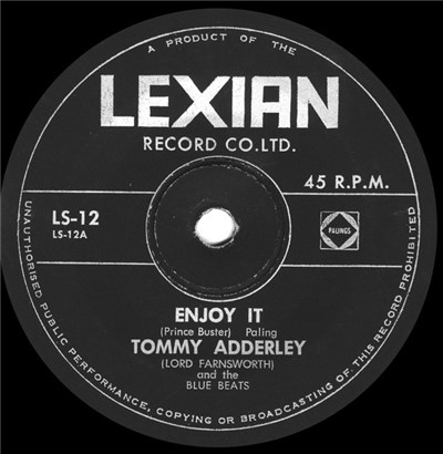 Tommy Adderley (Lord Farnsworth) And The Blue Beats - Enjoy It download mp3 flac