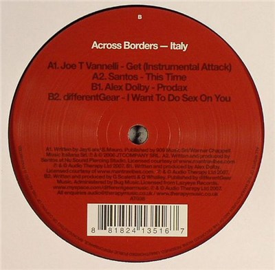 Various - Audio Therapy Presents Across Borders - Italy download mp3 flac