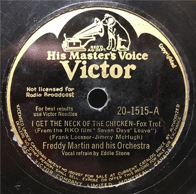 Freddy Martin And His Orchestra - I Get The Neck Of The Chicken / Can't Get Out Of This Mood download mp3 flac