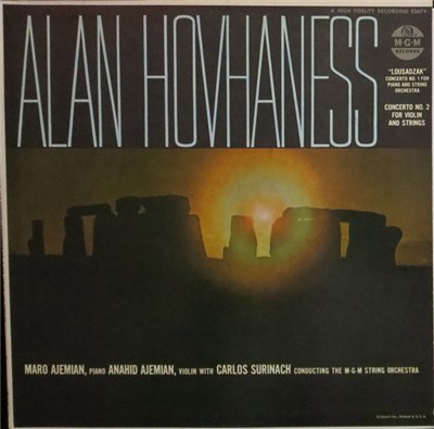 Alan Hovhaness - Maro Ajemian, Anahid Ajemian, Carlos Surinach - Lousadzak: Concerto No. 1 For Piano And String Orchestra, Op. 48 / Concerto No. 2 For Violin And String Orchestra, Op. 89a download mp3 flac