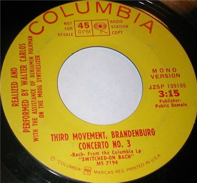 Walter Carlos - Brandenburg Concerto No. 3 In G Major download mp3 flac
