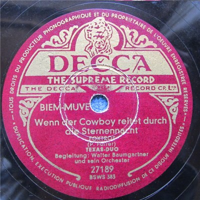 Texas-Duo Begleitung: Walter Baumgartner Und Sein Orchester - Wenn Der Cowboy Reitet Durch Die Sternennacht / Mein Texas Baby, Good-Bye download mp3 flac