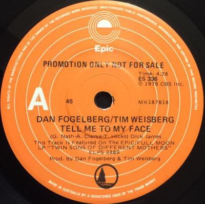 Dan Fogelberg / Tim Weisberg - Tell Me To My Face download mp3 flac