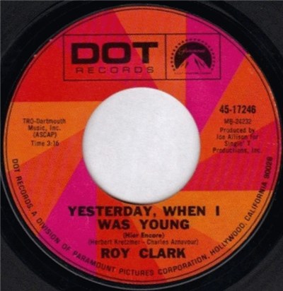 Roy Clark - Yesterday, When I Was Young (Hier Encore) / Just Another Man download mp3 flac