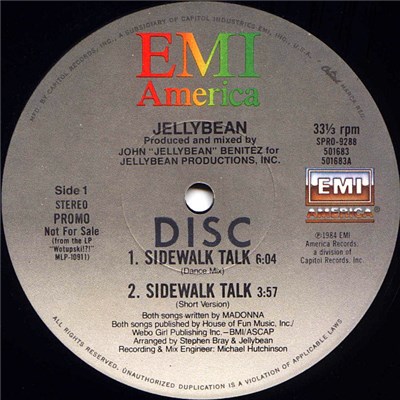 Jellybean - Sidewalk Talk download mp3 flac