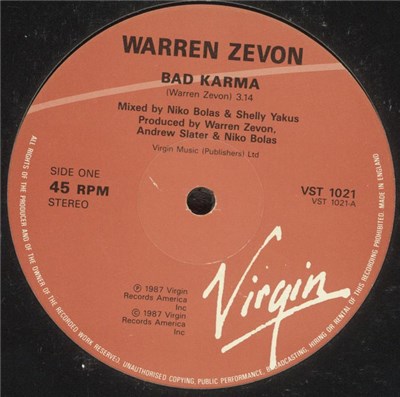 Warren Zevon - Bad Karma download mp3 flac