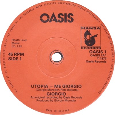 Giorgio - Utopia - Me Giorgio / Too Hot To Handle download mp3 flac