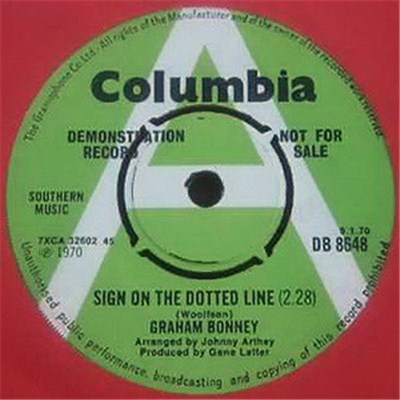 Graham Bonney - Sign On The Dotted Line / Words We Said download mp3 flac