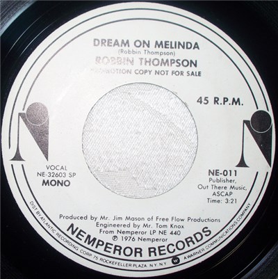 Robbin Thompson - Dream On Melinda download mp3 flac