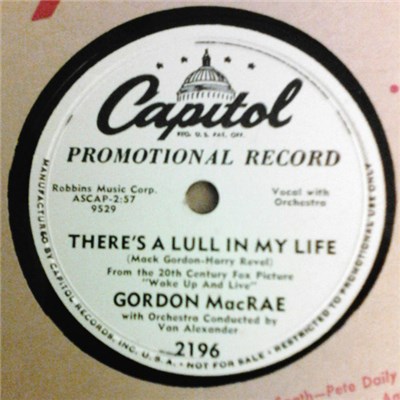 Gordon MacRae - There's A Lull In My Life / Blame It On My Youth download mp3 flac