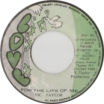 Vic Taylor - For The Life Of Me download mp3 flac