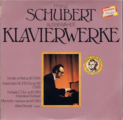 Franz Schubert - Alfred Brendel - Sonate A-Moll Op. 42 D.845 - Impromptu Nr. 3 B-Dur D.935 - Fantasie C-Dur Op. 15 D. 760 (Wanderer-Fantasie) - Moments Musicaux Op. 94 D.780 download mp3 flac