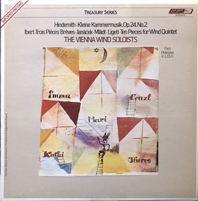 Hindemith, Ibert, Janáček, Ligeti, Vienna Wind Soloists - The Vienna Wind Soloists download mp3 flac
