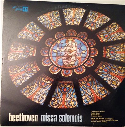 Beethoven, Teresa Stich-Randall, Nedda Casei, Murray Dickie, Frederick Guthrie, Chor Der Wiener Staatsoper Und N. O. Symphonie-Orchester Wien, Heinz Wallberg - Missa Solemnis download mp3 flac