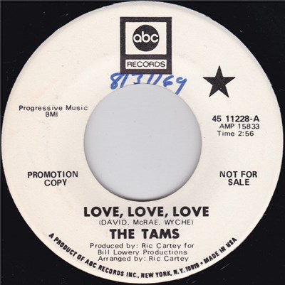 The Tams - Love, Love, Love / Love Maker download mp3 flac