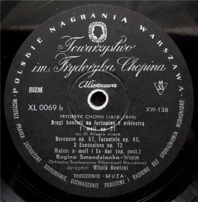 Fryderyk Chopin, Regina Smendzianka - Drugi Koncert Na Fortepian Z Orkiestrą / Berceuse / Tarantella / Ecossaises / Walce download mp3 flac