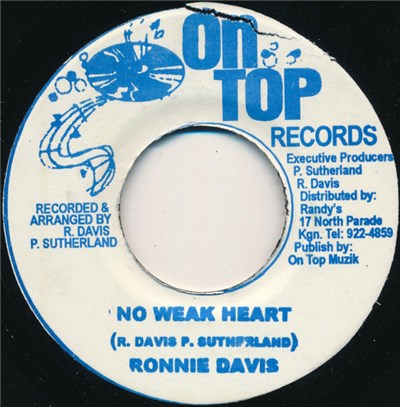 Ronnie Davis - No Weak Heart download mp3 flac