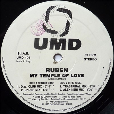 Ruben - My Temple Of Love download mp3 flac
