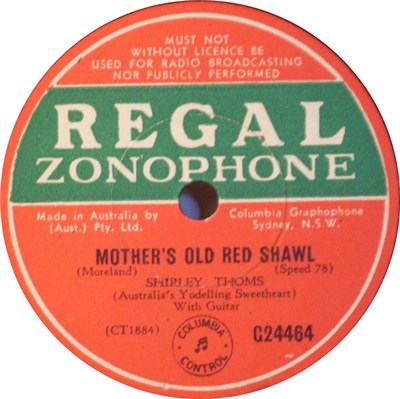 Shirley Thoms - Mother's Old Red Shawl / Down On The Farm download mp3 flac