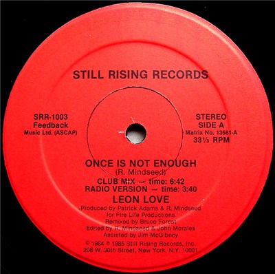 Leon Love - Once Is Not Enough download mp3 flac