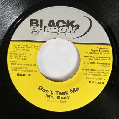 Mr. Easy - Don't Test Me download mp3 flac