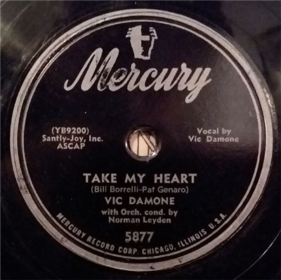 Vic Damone - Take My Heart / Rosanne download mp3 flac
