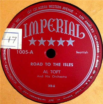 Al Toft And His Orchestra - Road To The Isles / The Dashing White Sergeant download mp3 flac