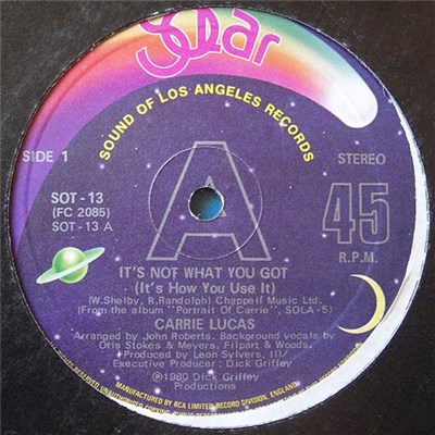 Carrie Lucas - It's Not What You Got (It's How You Use It) download mp3 flac