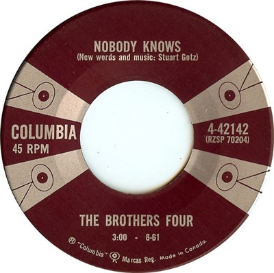 The Brothers Four - Nobody Knows download mp3 flac