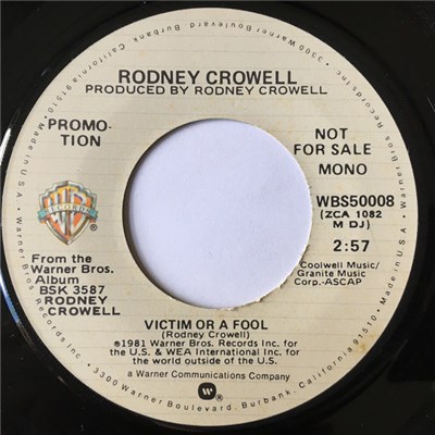 Rodney Crowell - Victim Or A Fool download mp3 flac