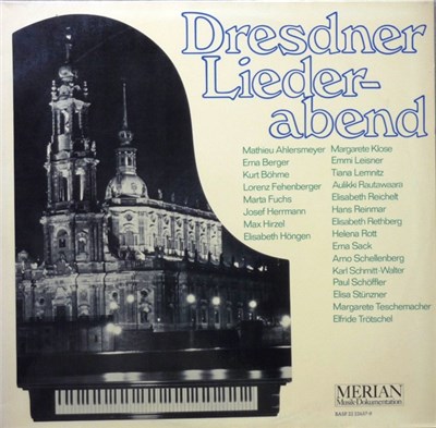 Various - Dresdner Liederabend download mp3 flac