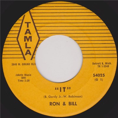 Ron & Bill - It / Don't Say Bye-Bye download mp3 flac