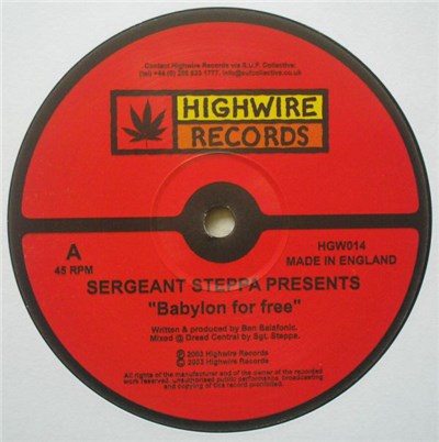 Sergeant Steppa - Babylon For Free / Run To The Devil download mp3 flac