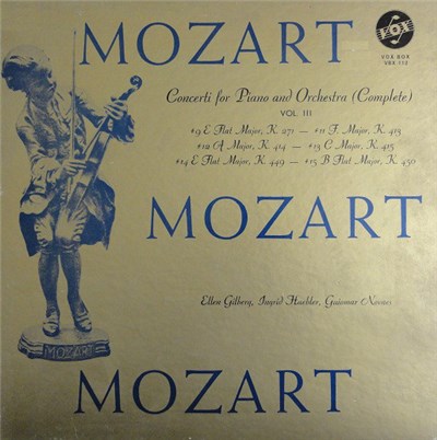 Gilberg / Haebler / Novaes - Pianists Accompanied By Vienna Pro Musica Orchestra , Plays Mozart - Concerti 9, 11, 12, 13, 14, 15 For Piano And Orchestra (Complete) Vol. 3 download mp3 flac