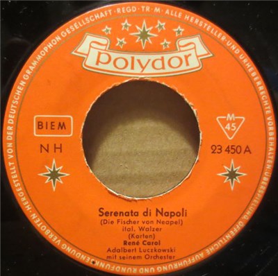 René Carol - Serenata Di Napoli (Die Fischer Von Neapel) / Sieben Nächte Blieb José In Santa Fé download mp3 flac
