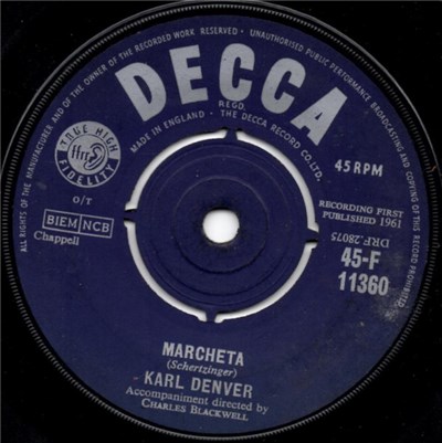 Karl Denver - Marcheta download mp3 flac
