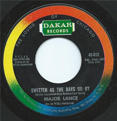 Major Lance - Sweeter As The Days Go By download mp3 flac