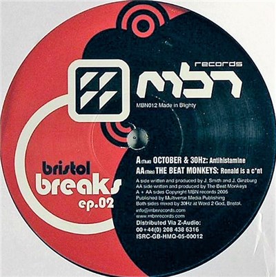 October & 30Hz / The Beat Monkeys - Bristol Breaks EP.02 download mp3 flac
