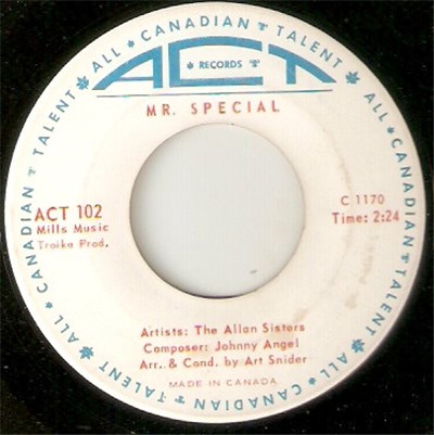 The Allan Sisters - Mr. Special download mp3 flac