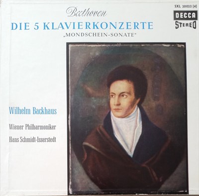 Beethoven, Wilhelm Backhaus, Wiener Philharmoniker, Hans Schmidt-Isserstedt - Die 5 Klavierkonzerte - "Mondschein-Sonate" download mp3 flac
